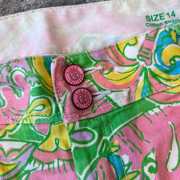 Lilly Pulitzer Women's Clifton Short Multi Chin Chin 14 - Picture 3 of 9